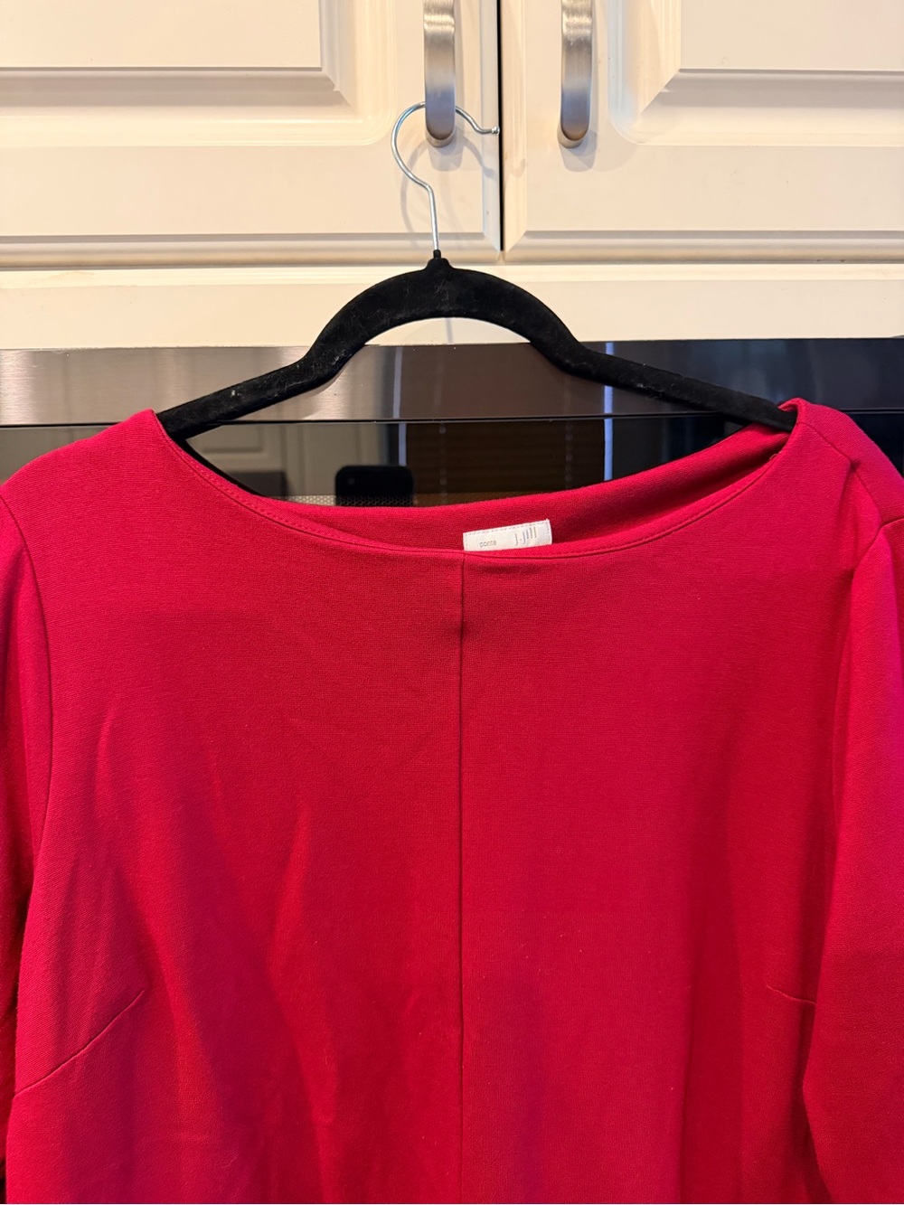 J. Jill Women's Midi Dress in Rich Red